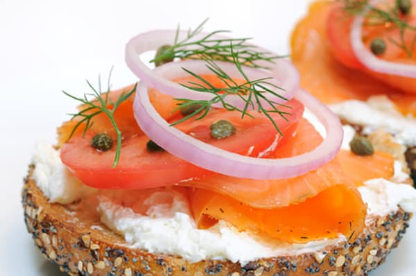 Harlan Kilstein’s Completely Keto Bagel, Lox And Cream Cheese