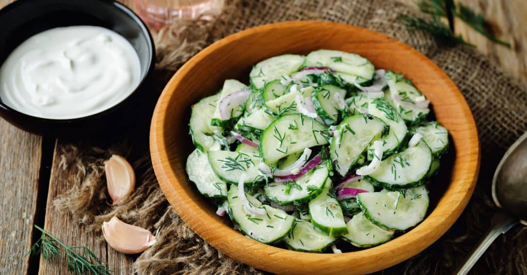 Sour Cream Cucumber Dill Salad Completely Keto