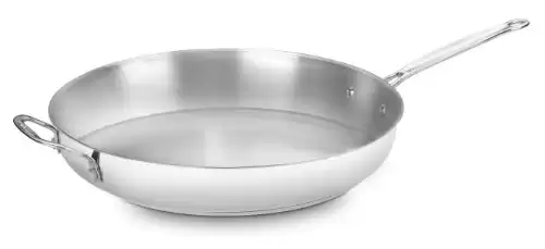 Cuisinart 722-36H Chef's Classic 14-Inch Helper Handle Skillet, Stainless Steel