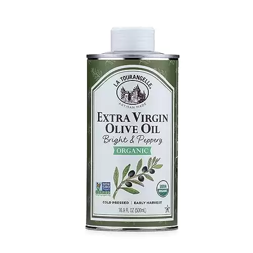 La Tourangelle, Organic Extra Virgin Olive Oil, Cold-Pressed High Antioxidant Picual Olives From Spain, 16.9 fl oz