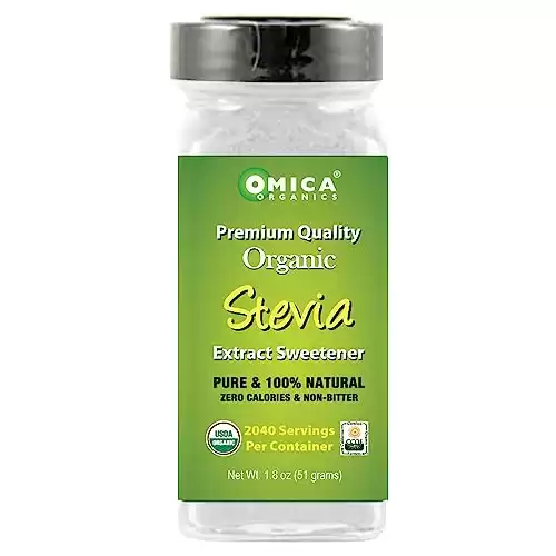 Omica Organics Stevia Extract Sweetener Powder (1.7 oz)