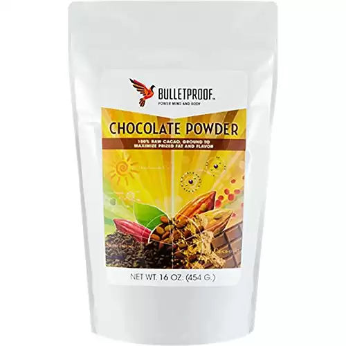 Bulletproof Chocolate Powder, Organic and Raw Cacao Powder Ground to Flavor Perfection (16 Ounces)